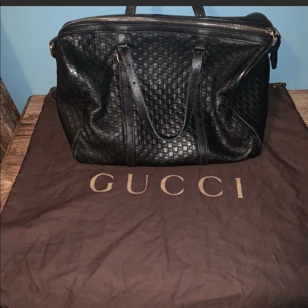Authentic Gucci guccissima Boston joy bag